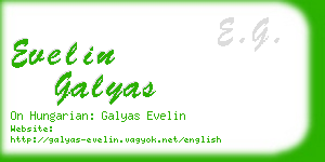 evelin galyas business card